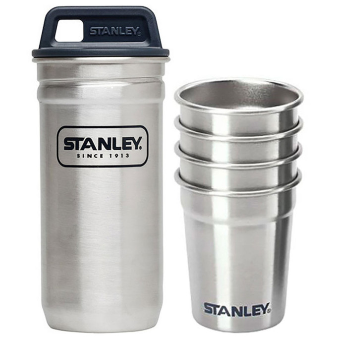 Стальные стопки Stanley Adventure 0,59 л в футляре (10-01705-017)