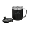 Термокружка Stanley Classic 0,35 л с ручкой, чёрная 10-09366-006